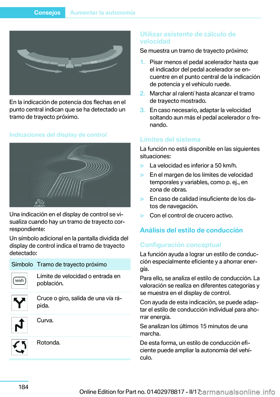 BMW I3 2017  Manuales de Empleo (in Spanish) �E�n� �l�a� �i�n�d�i�c�a�c�i�