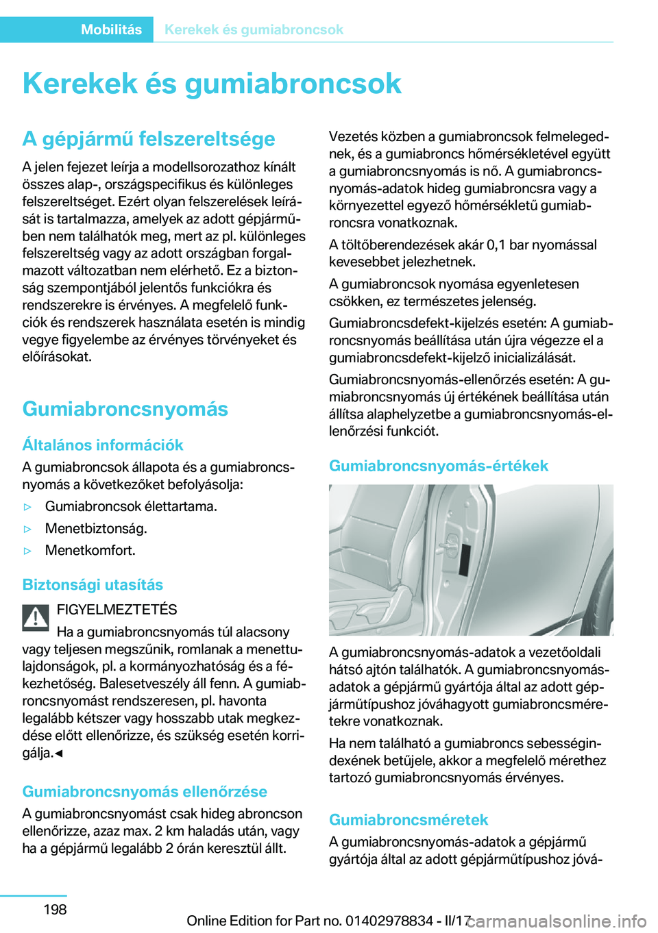 BMW I3 2017  Kezelési útmutató (in Hungarian) �K�e�r�e�k�e�k��