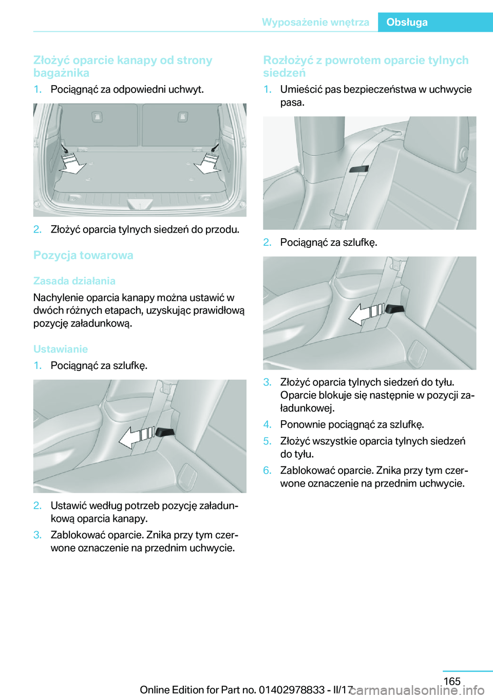 BMW I3 2017  Instrukcja obsługi (in Polish) �Z�ł�o9�y�