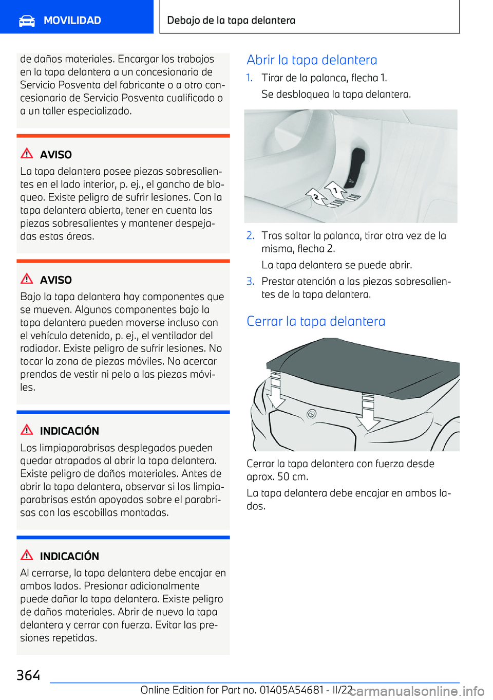 BMW I4 2022  Manuales de Empleo (in Spanish) de da
