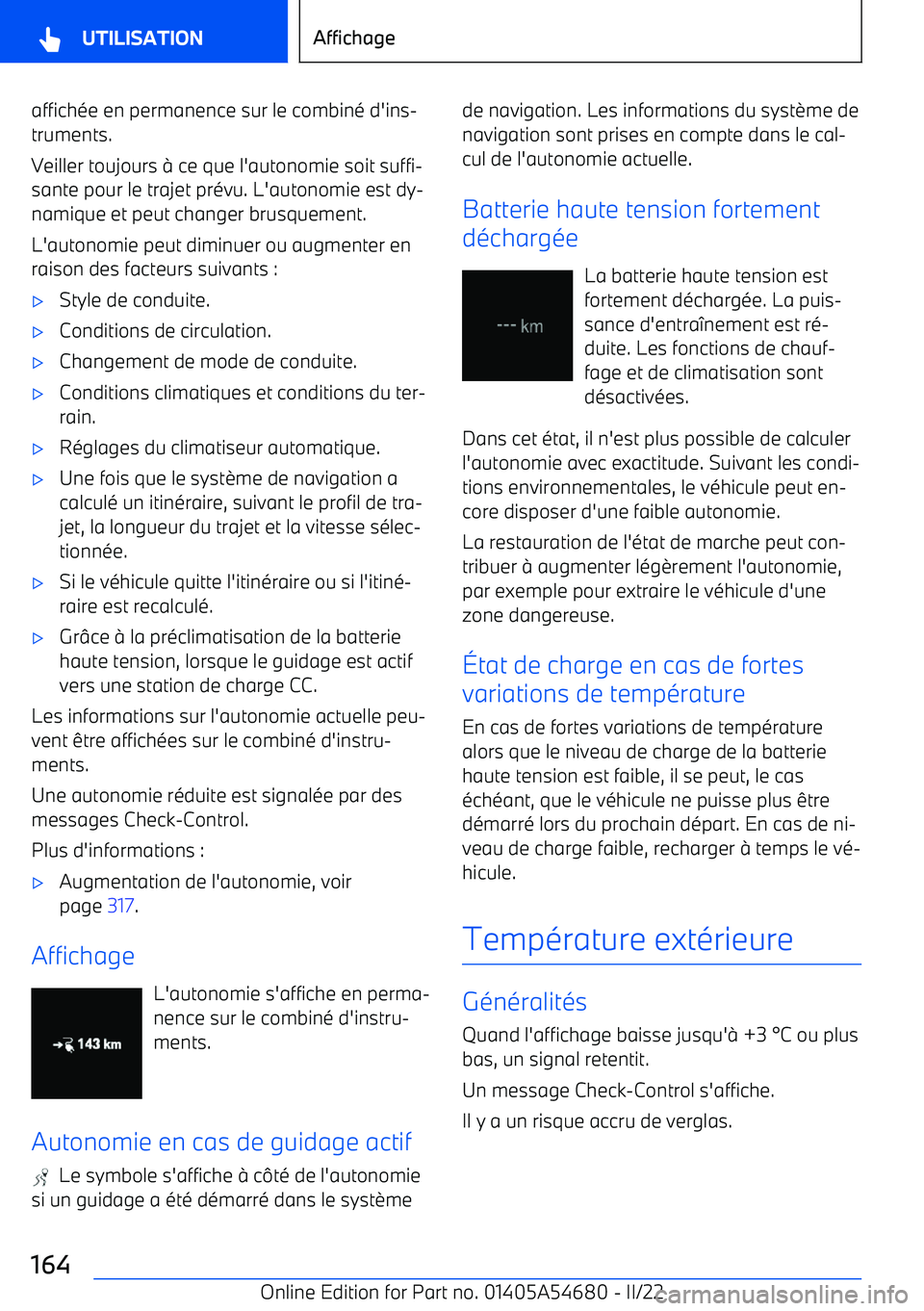 BMW I4 2022  Notices Demploi (in French) affich