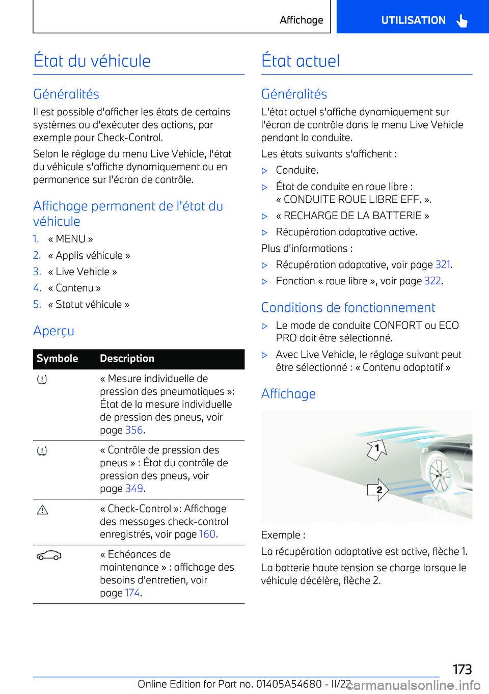 BMW I4 2022  Notices Demploi (in French) 