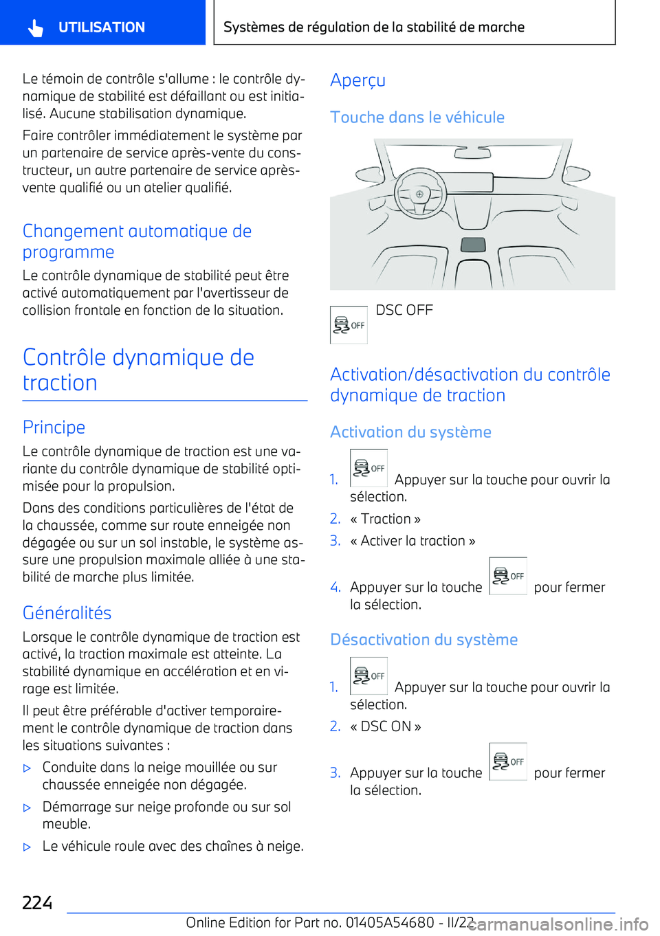 BMW I4 2022 Notices Demploi (in French) Le t BMW I4 2022 Notices Demploi (in French) Le t