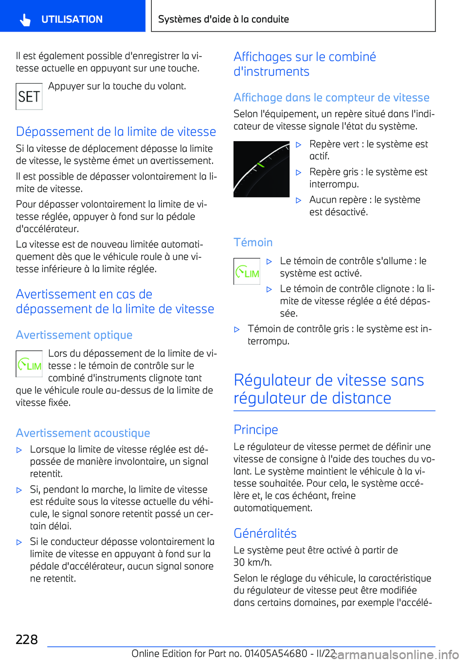 BMW I4 2022 Notices Demploi (in French) Il est BMW I4 2022 Notices Demploi (in French) Il est