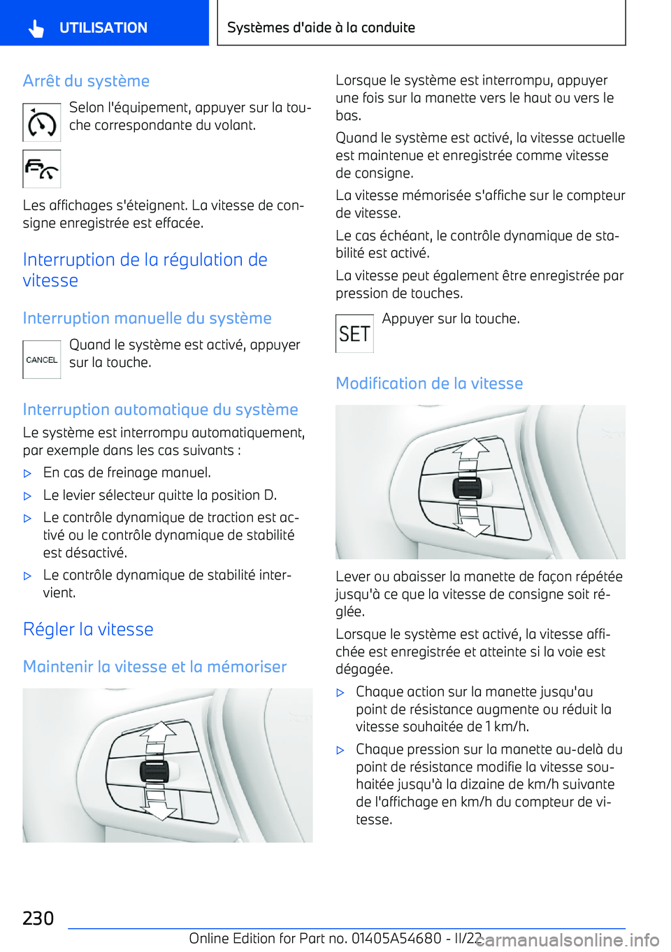BMW I4 2022 Notices Demploi (in French) Arr BMW I4 2022 Notices Demploi (in French) Arr