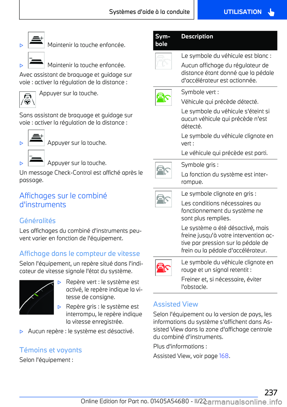 BMW I4 2022 Notices Demploi (in French) BMW I4 2022 Notices Demploi (in French)
