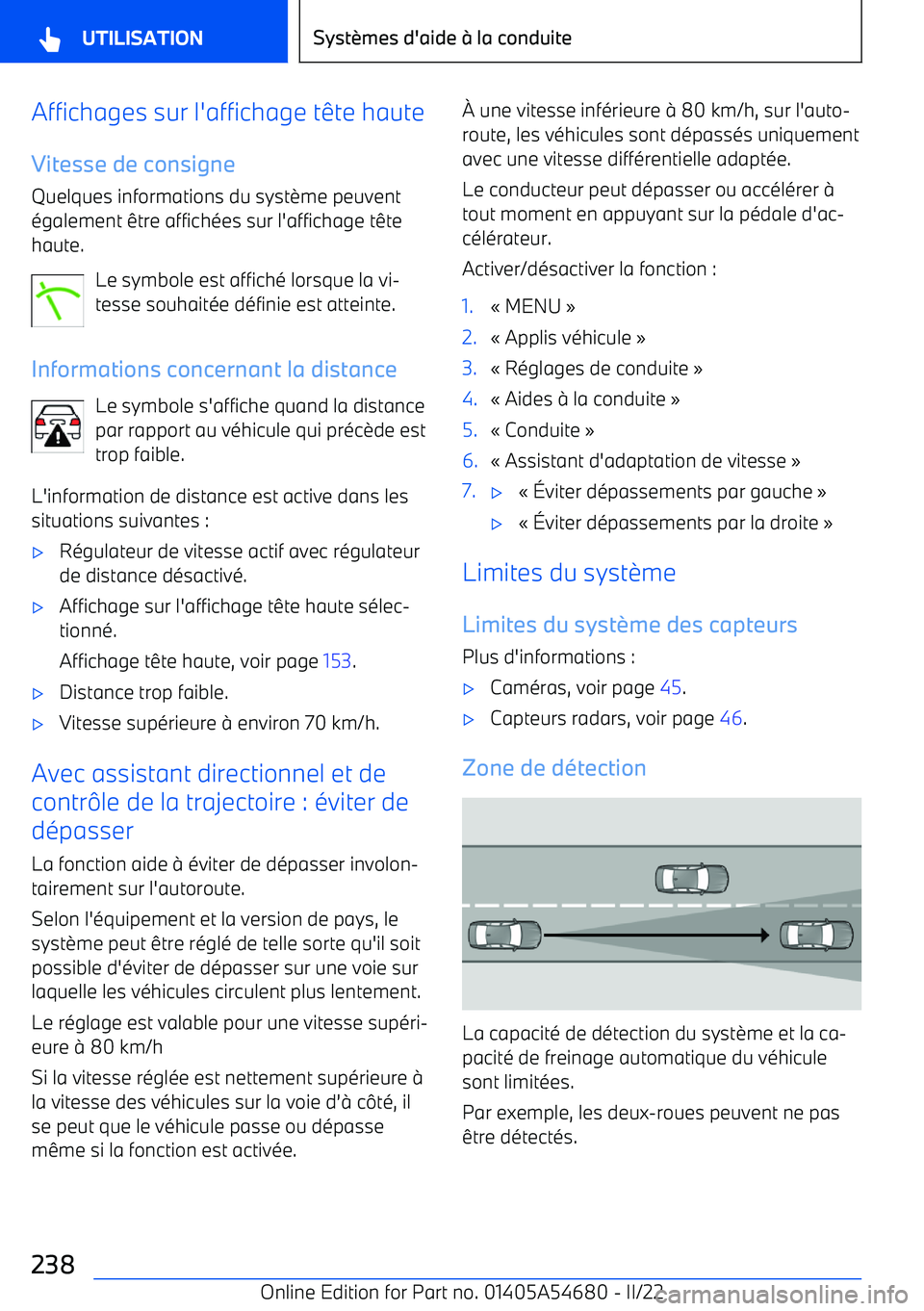 BMW I4 2022 Notices Demploi (in French) Affichages sur l BMW I4 2022 Notices Demploi (in French) Affichages sur l