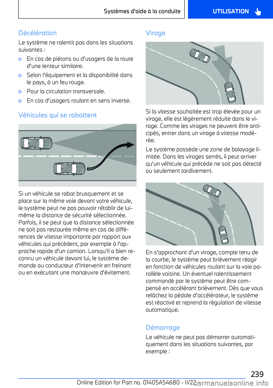 BMW I4 2022 Notices Demploi (in French) D BMW I4 2022 Notices Demploi (in French) D