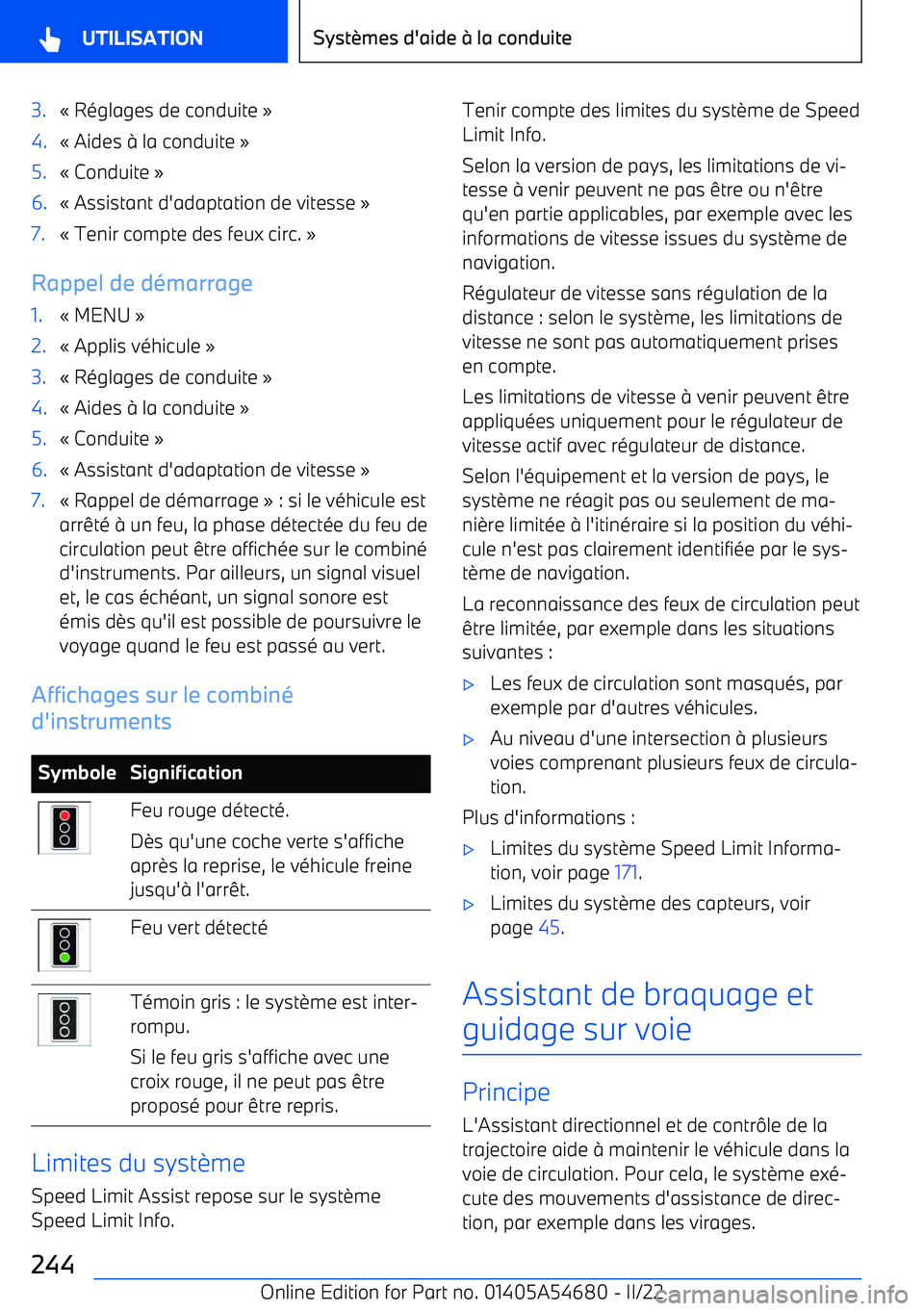 BMW I4 2022 Notices Demploi (in French) 3. BMW I4 2022 Notices Demploi (in French) 3.