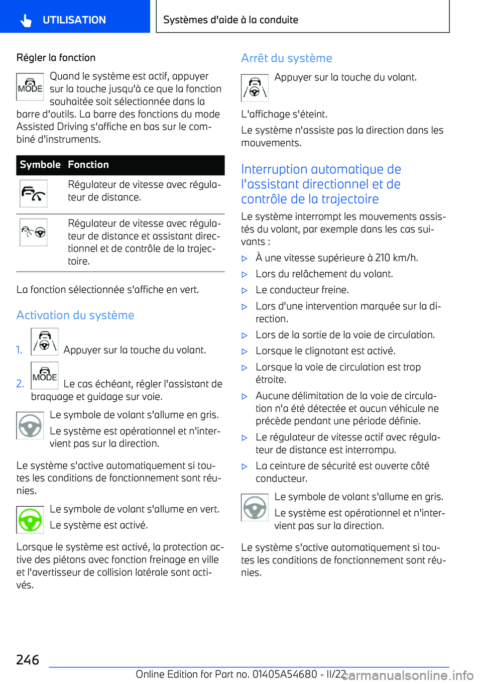 BMW I4 2022 Notices Demploi (in French) R BMW I4 2022 Notices Demploi (in French) R
