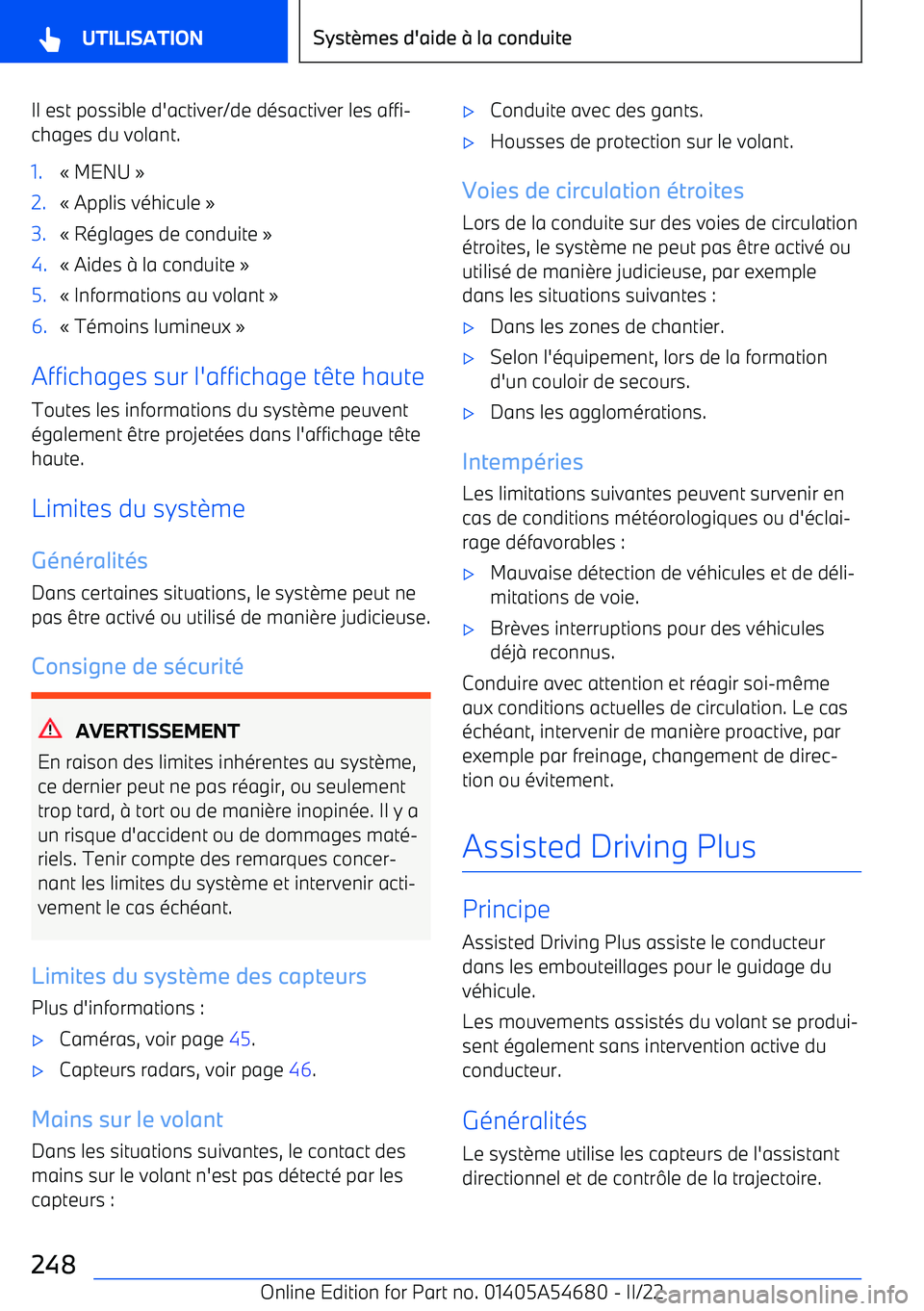 BMW I4 2022 Notices Demploi (in French) Il est possible d BMW I4 2022 Notices Demploi (in French) Il est possible d