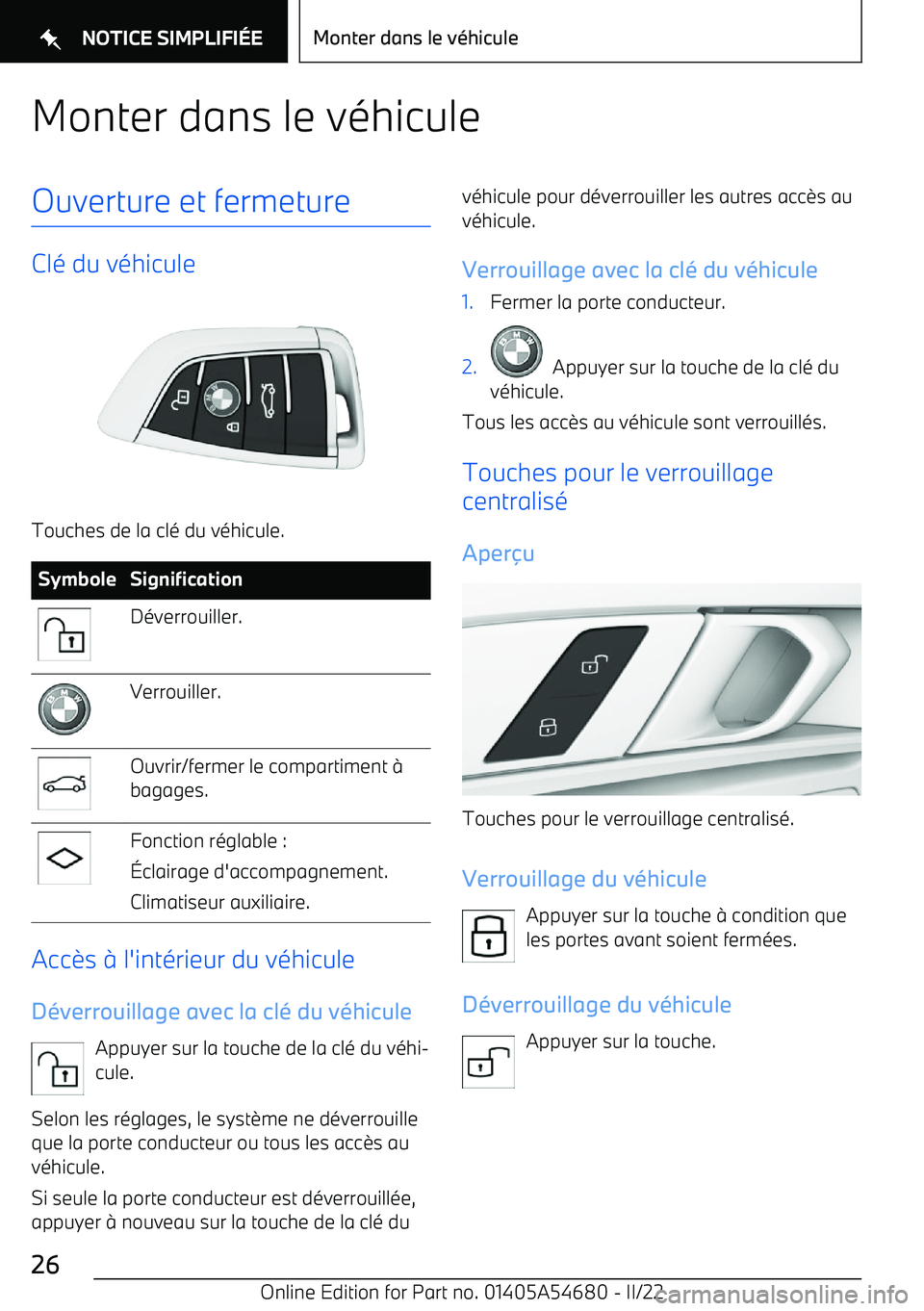 BMW I4 2022 Notices Demploi (in French) Monter dans le v BMW I4 2022 Notices Demploi (in French) Monter dans le v