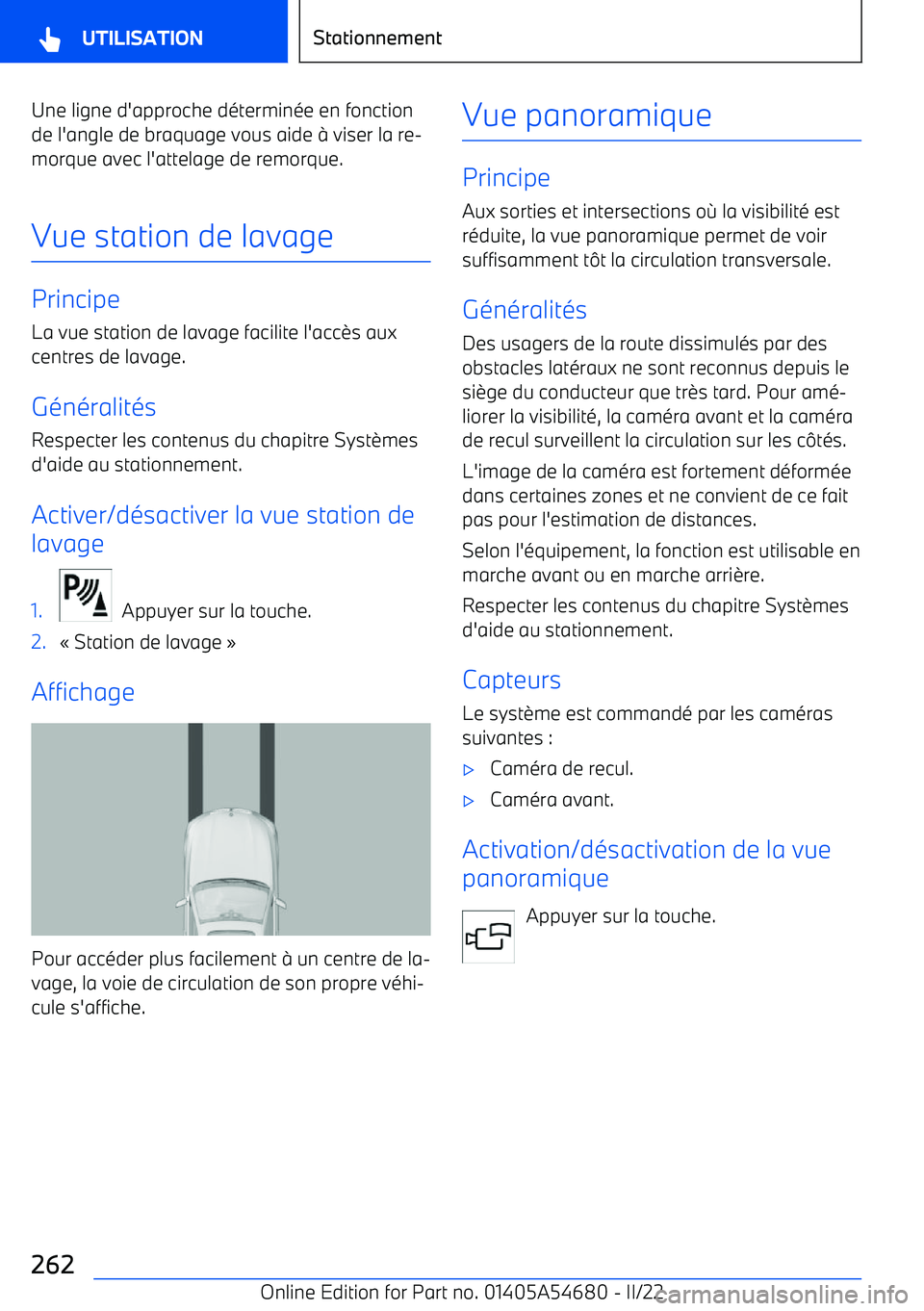 BMW I4 2022 Notices Demploi (in French) Une ligne d BMW I4 2022 Notices Demploi (in French) Une ligne d