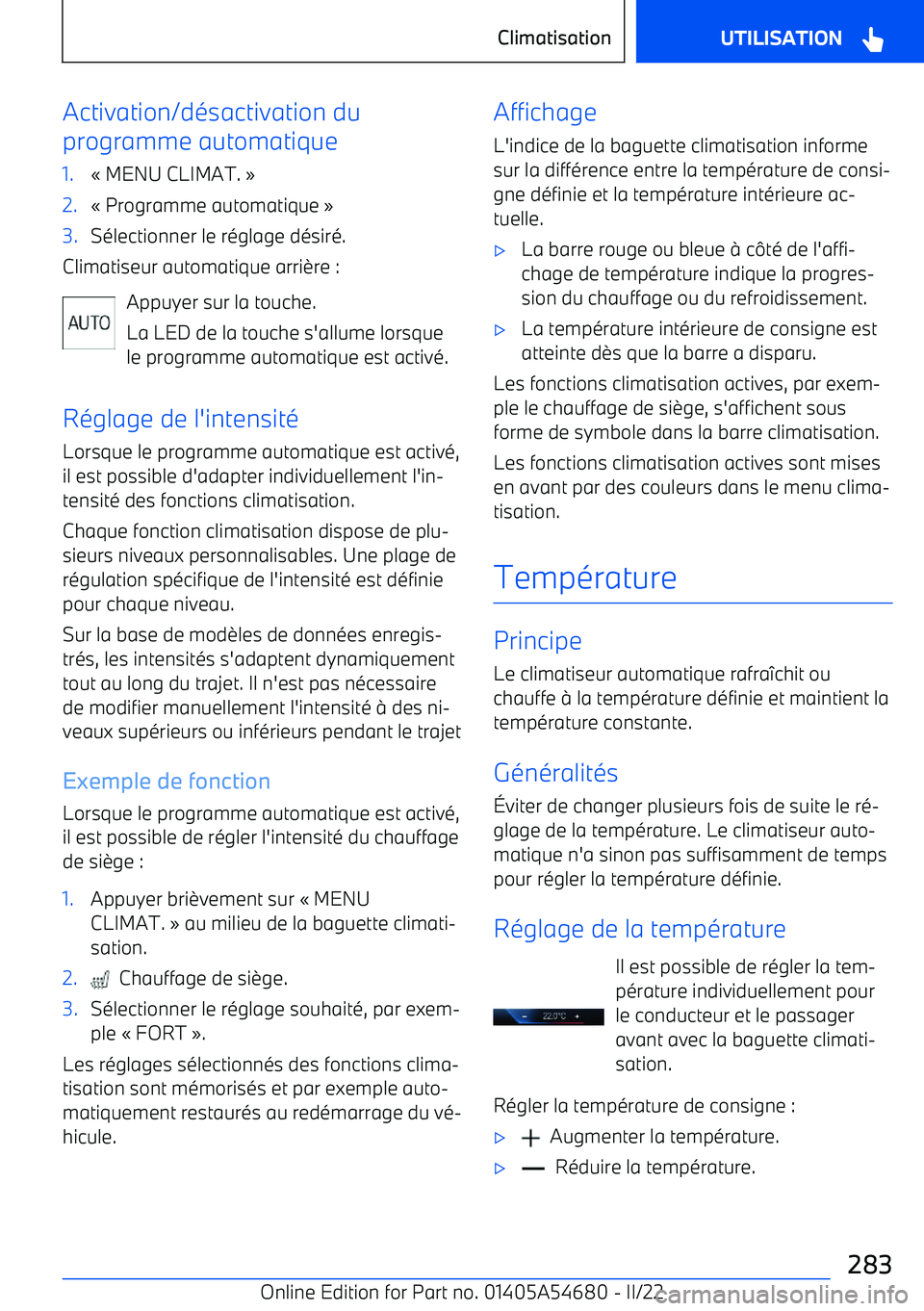 BMW I4 2022 Notices Demploi (in French) Activation/d BMW I4 2022 Notices Demploi (in French) Activation/d