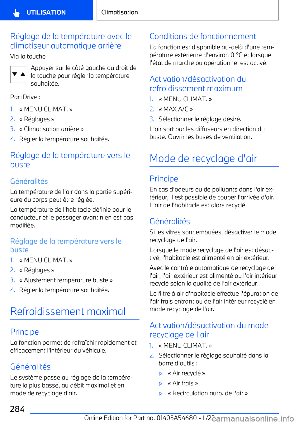 BMW I4 2022 Notices Demploi (in French) R BMW I4 2022 Notices Demploi (in French) R
