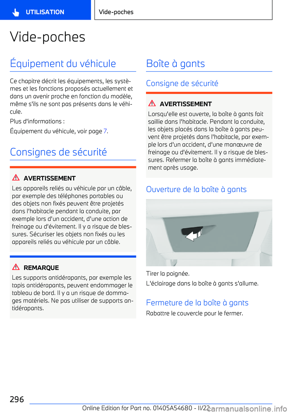 BMW I4 2022 Notices Demploi (in French) Vide BMW I4 2022 Notices Demploi (in French) Vide