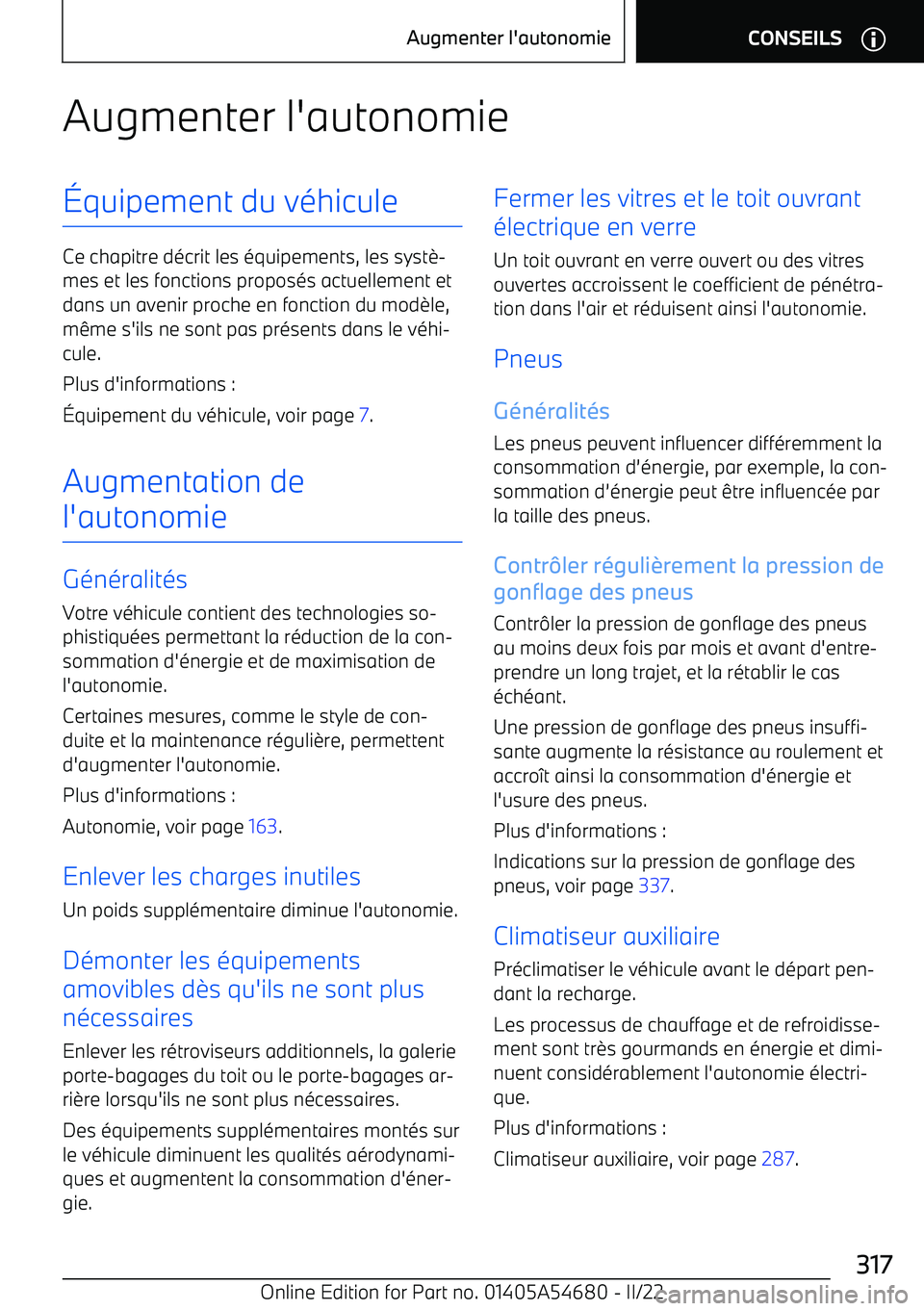 BMW I4 2022 Notices Demploi (in French) Augmenter l BMW I4 2022 Notices Demploi (in French) Augmenter l