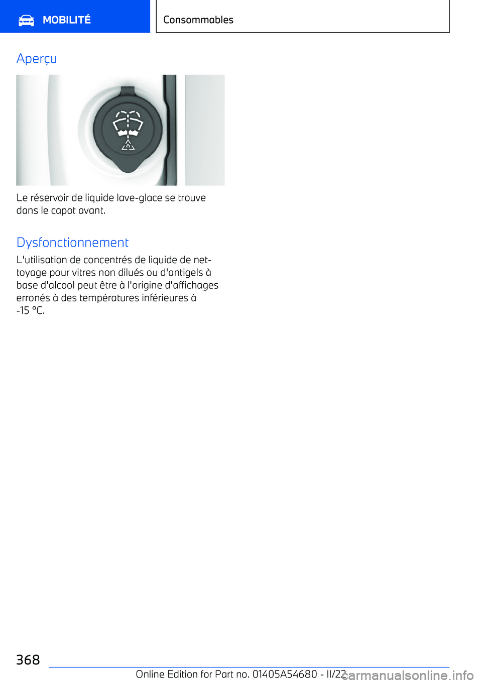 BMW I4 2022 Notices Demploi (in French) Aper BMW I4 2022 Notices Demploi (in French) Aper