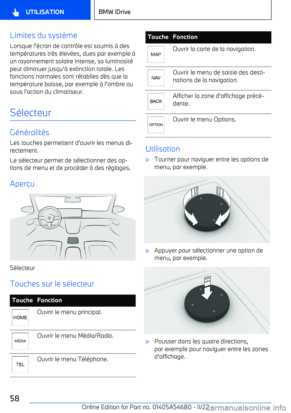 BMW I4 2022 Notices Demploi (in French) Limites du syst BMW I4 2022 Notices Demploi (in French) Limites du syst