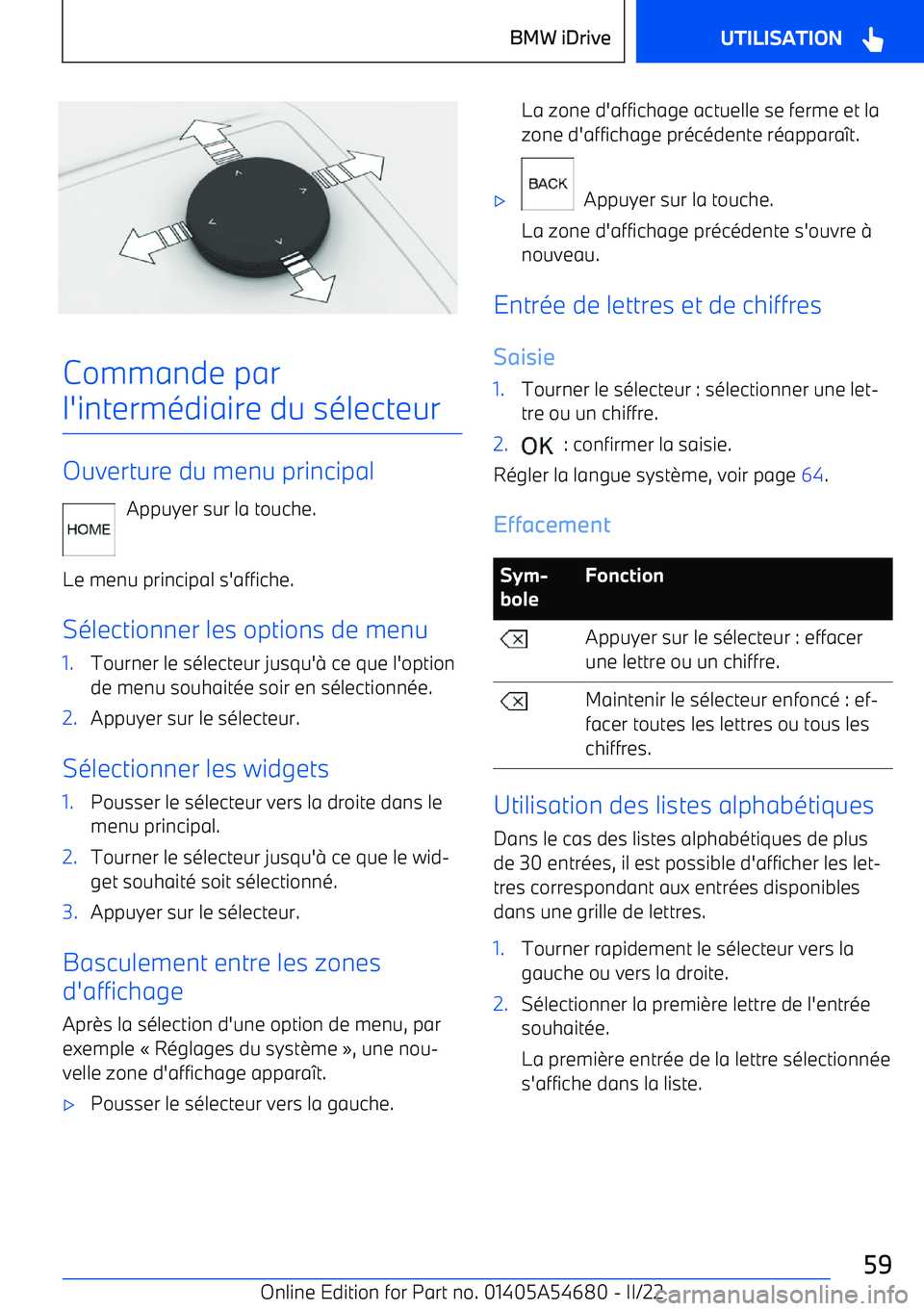 BMW I4 2022 Notices Demploi (in French) Commande par
l BMW I4 2022 Notices Demploi (in French) Commande par
l
