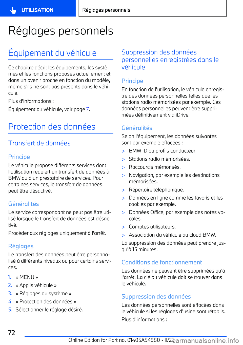 BMW I4 2022 Notices Demploi (in French) R BMW I4 2022 Notices Demploi (in French) R