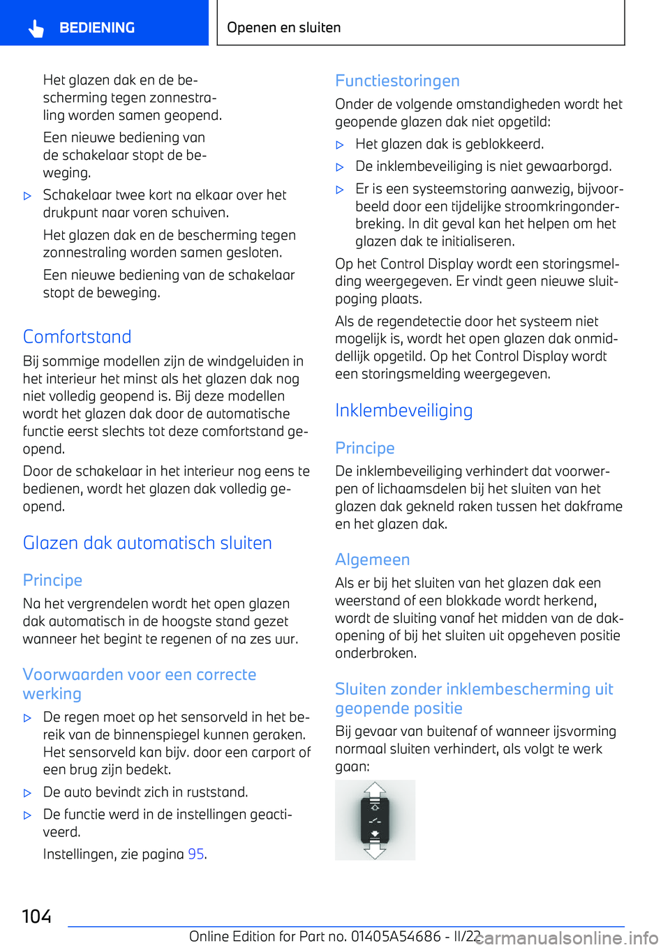 BMW I4 2022 Instructieboekjes (in Dutch) Het glazen dak en de be BMW I4 2022 Instructieboekjes (in Dutch) Het glazen dak en de be
