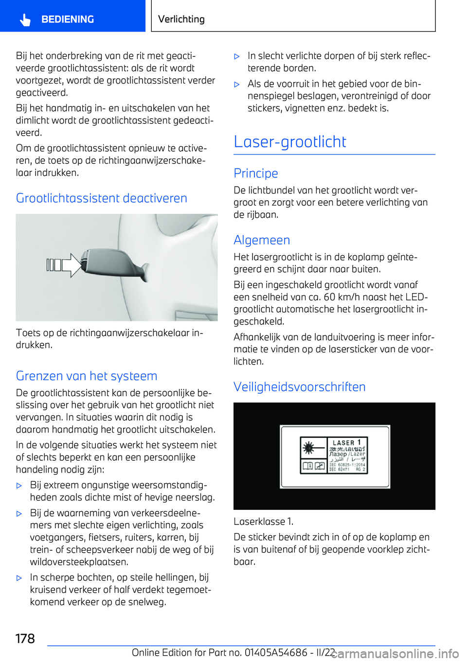 BMW I4 2022 Instructieboekjes (in Dutch) Bij het onderbreking van de rit met geacti BMW I4 2022 Instructieboekjes (in Dutch) Bij het onderbreking van de rit met geacti