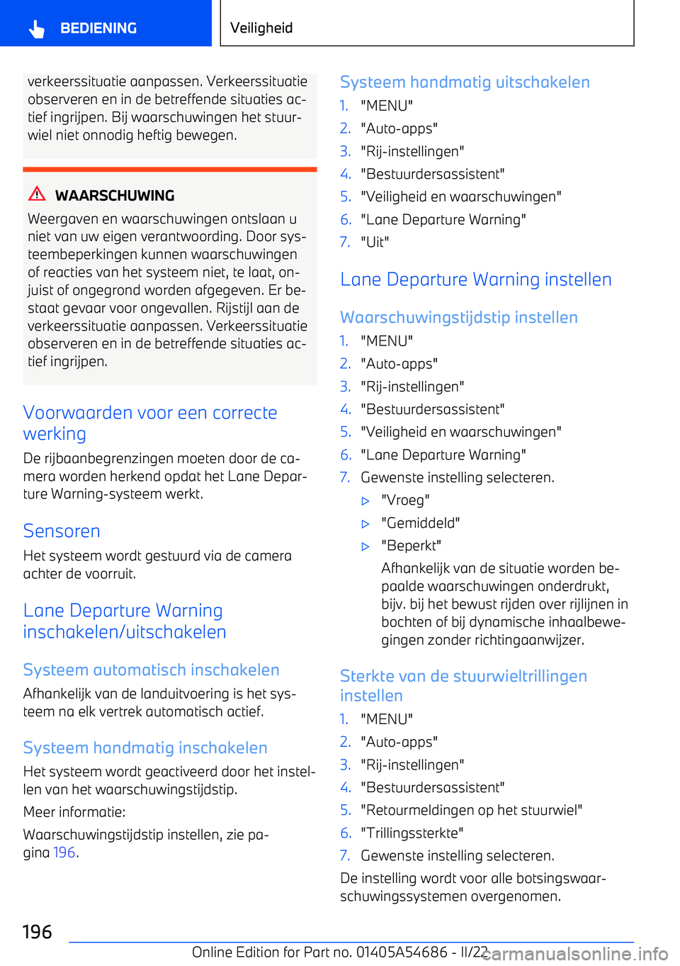 BMW I4 2022 Instructieboekjes (in Dutch) verkeerssituatie aanpassen. Verkeerssituatieobserveren en in de betreffende situaties ac BMW I4 2022 Instructieboekjes (in Dutch) verkeerssituatie aanpassen. Verkeerssituatieobserveren en in de betreffende situaties ac