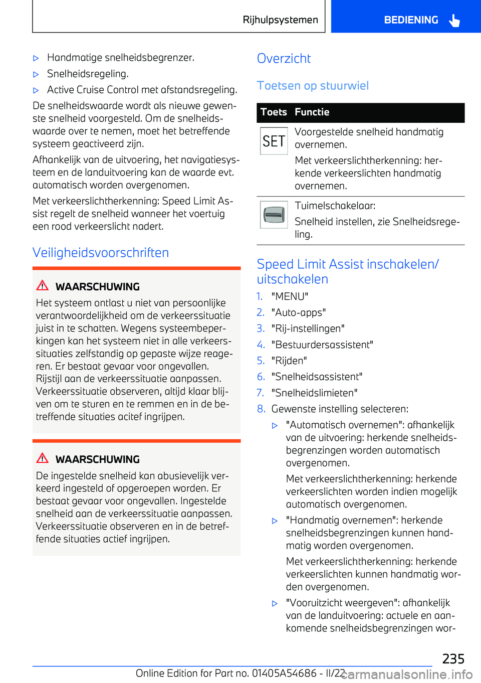 BMW I4 2022  Instructieboekjes (in Dutch) 