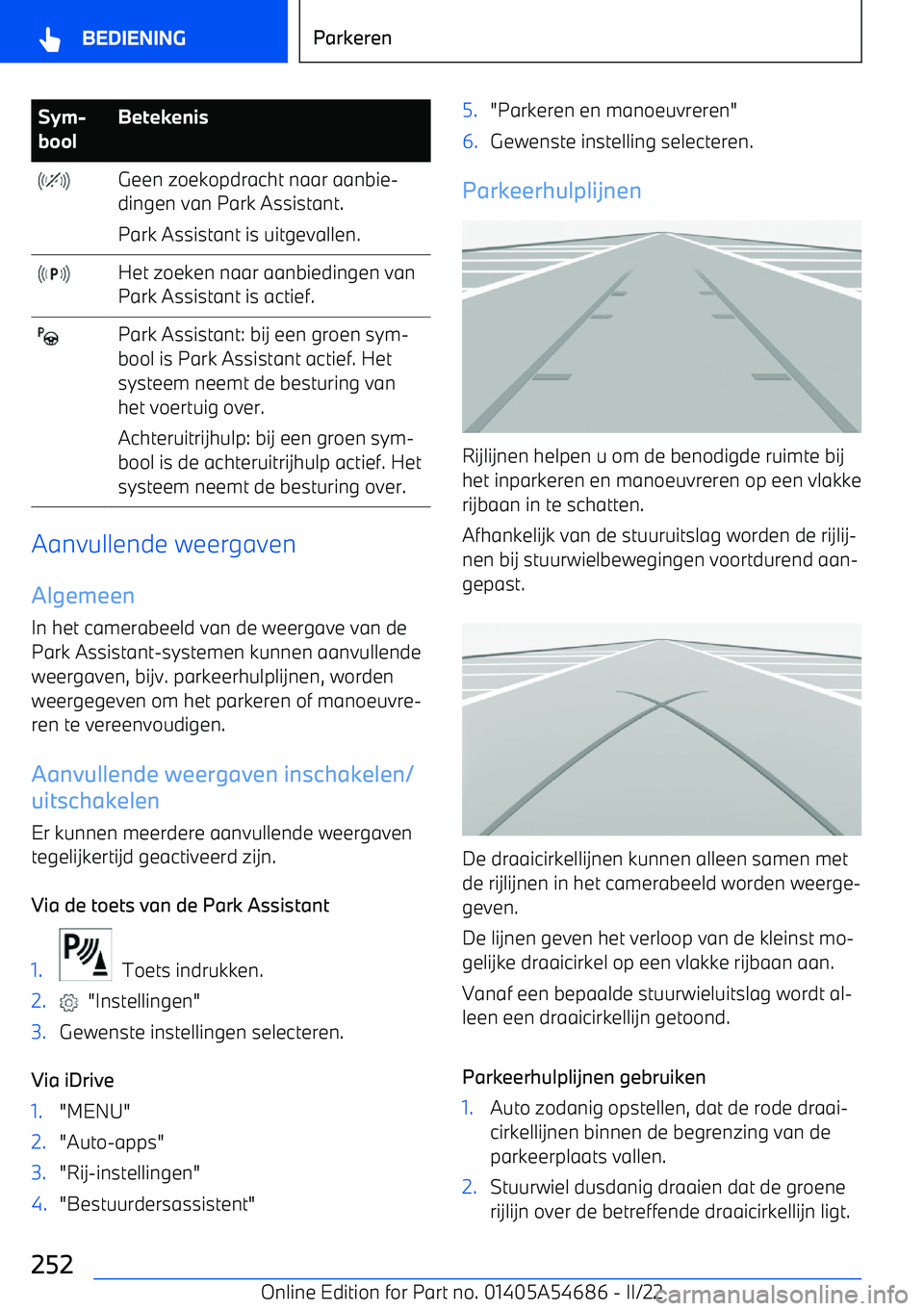 BMW I4 2022  Instructieboekjes (in Dutch) Sym