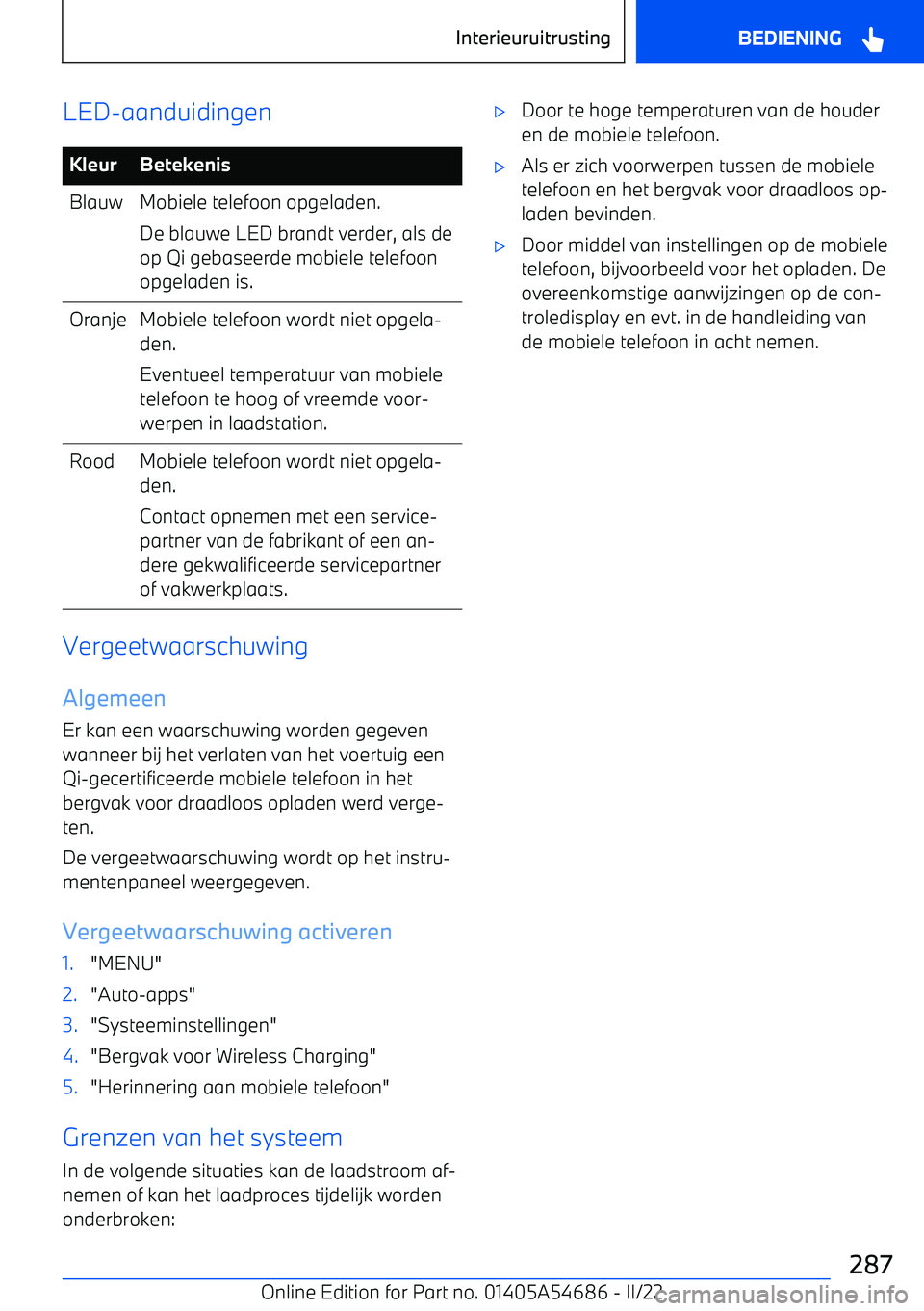 BMW I4 2022 Instructieboekjes (in Dutch) LED BMW I4 2022 Instructieboekjes (in Dutch) LED