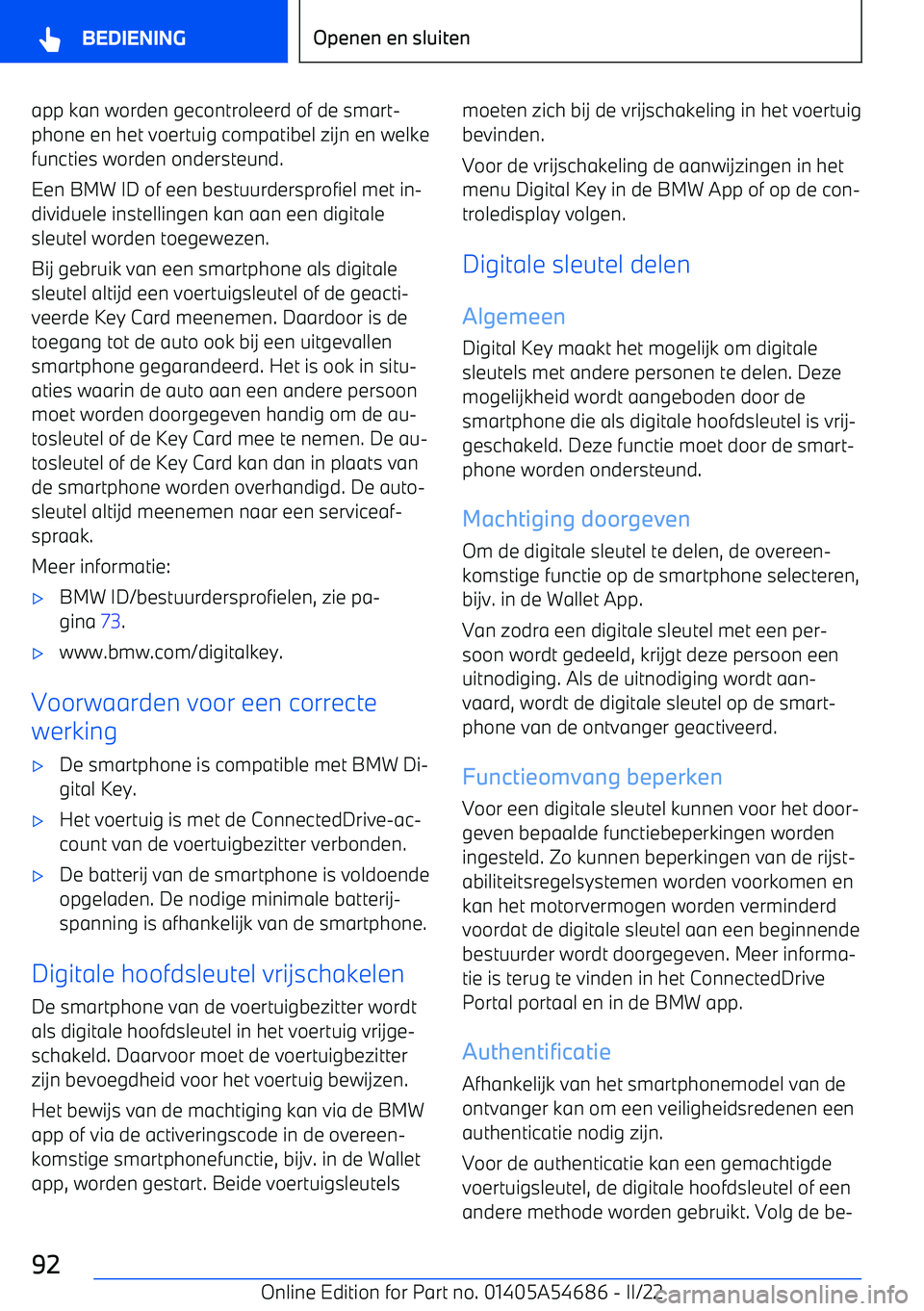 BMW I4 2022 Instructieboekjes (in Dutch) app kan worden gecontroleerd of de smart BMW I4 2022 Instructieboekjes (in Dutch) app kan worden gecontroleerd of de smart