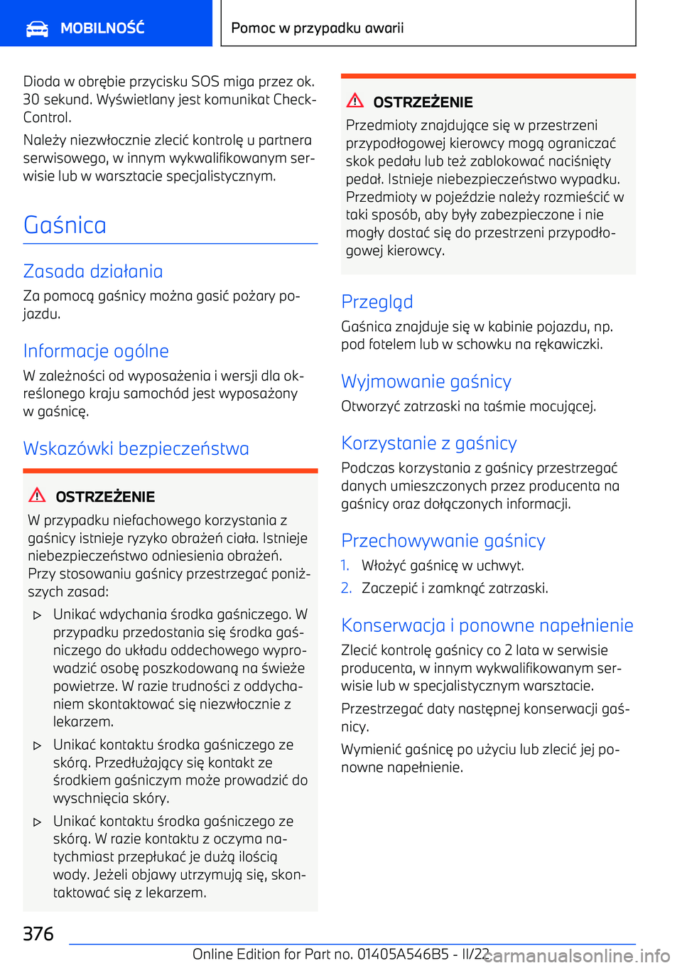 BMW I4 2022  Instrukcja obsługi (in Polish) Dioda w obr