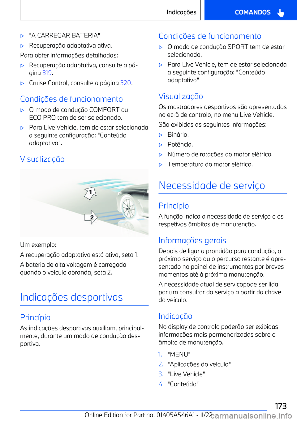 BMW I4 2022  Manual do condutor (in Portuguese) 