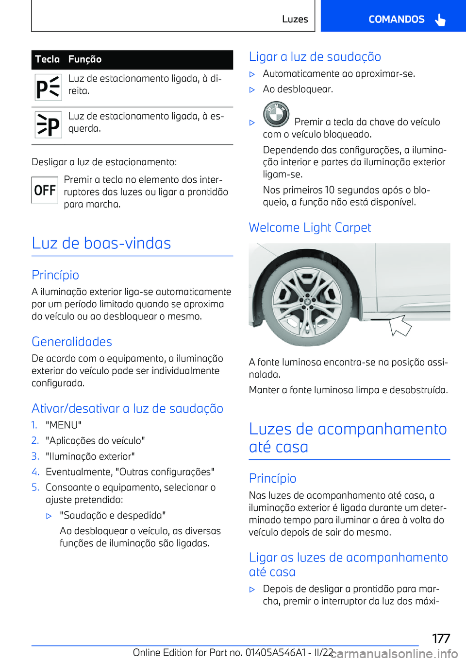 BMW I4 2022  Manual do condutor (in Portuguese) TeclaFun
