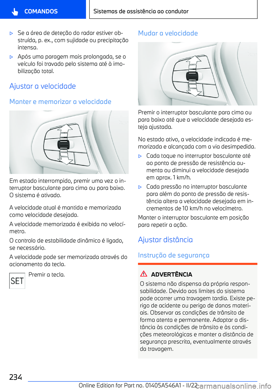 BMW I4 2022  Manual do condutor (in Portuguese) 
