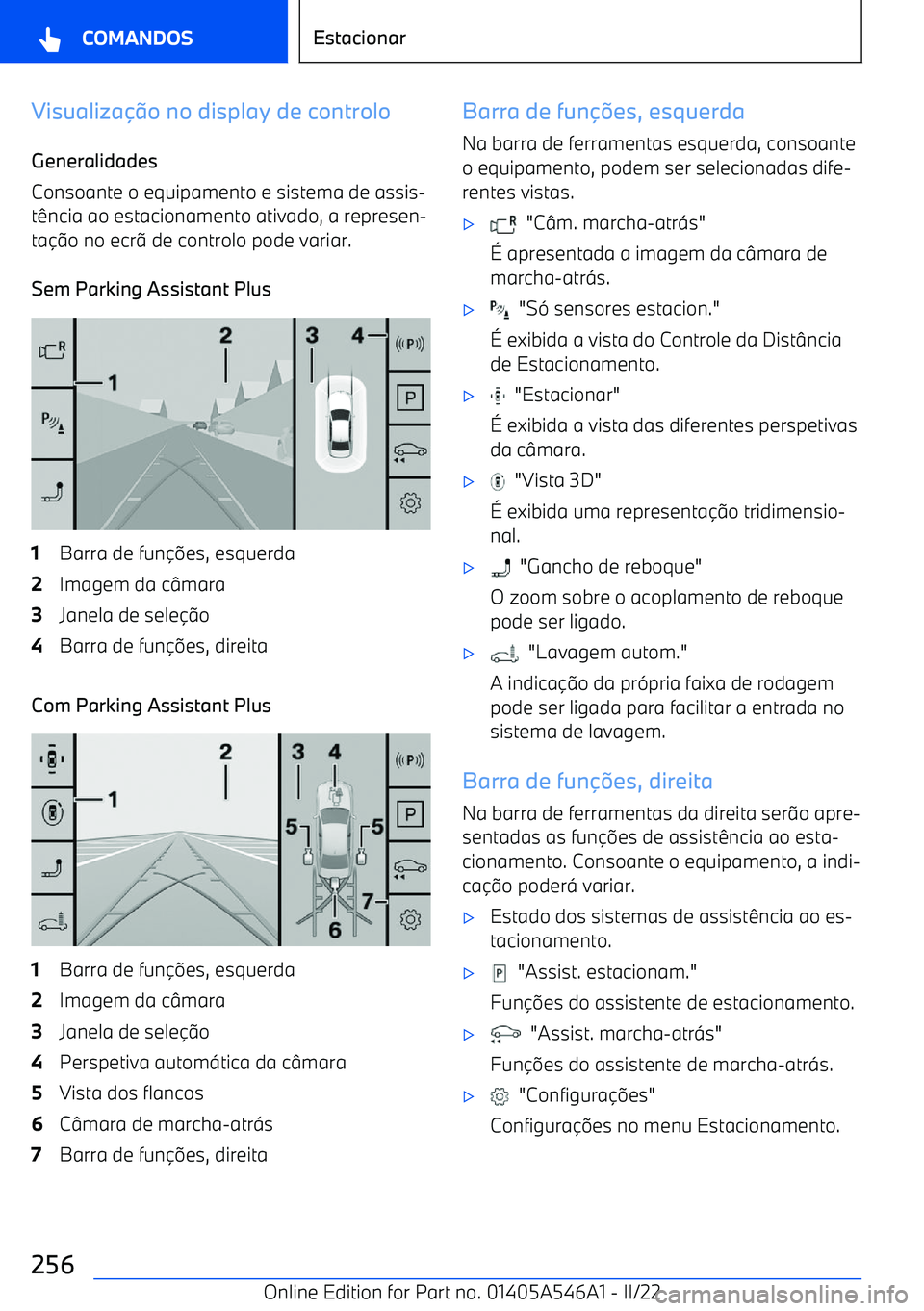 BMW I4 2022  Manual do condutor (in Portuguese) Visualiza