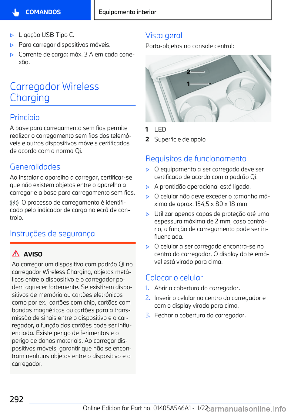 BMW I4 2022  Manual do condutor (in Portuguese) 