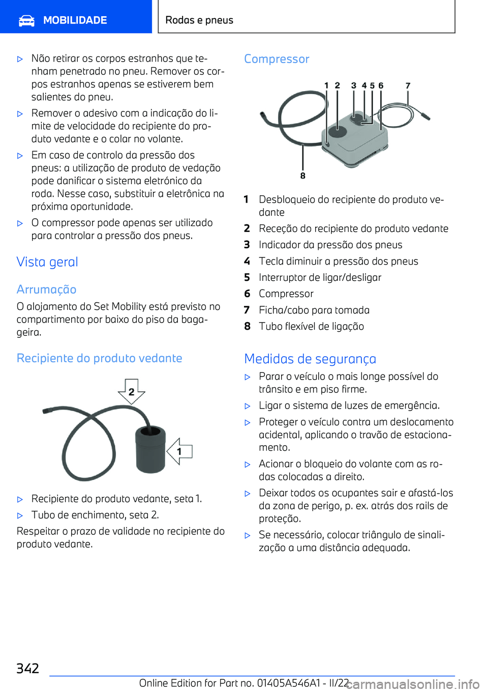 BMW I4 2022  Manual do condutor (in Portuguese) 