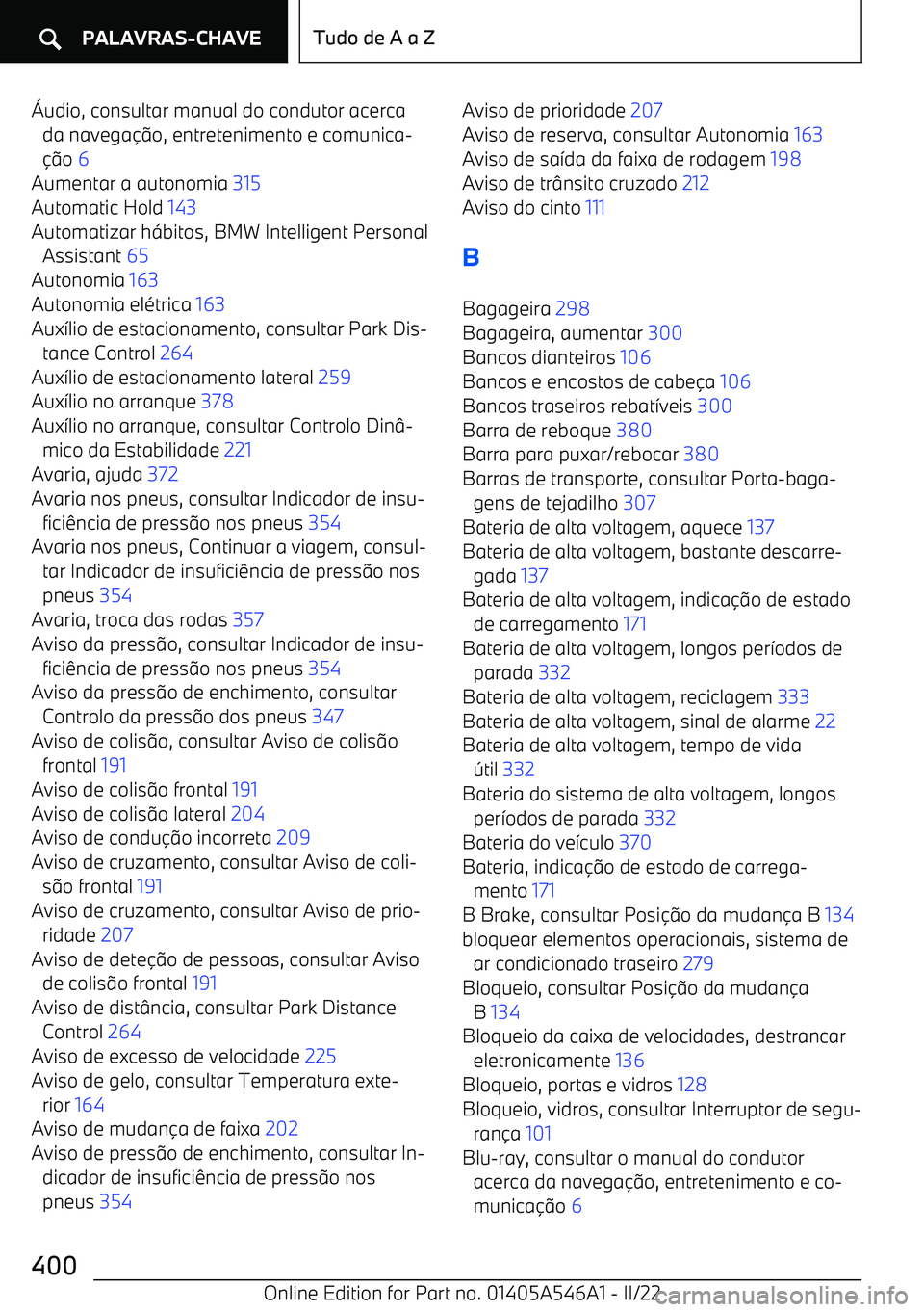 BMW I4 2022  Manual do condutor (in Portuguese) 