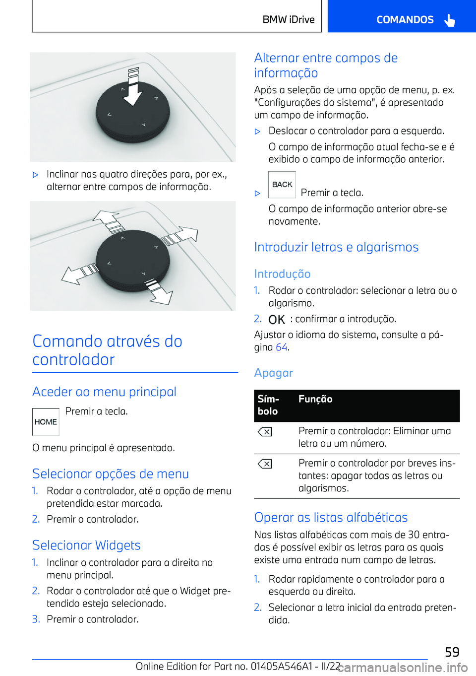 BMW I4 2022  Manual do condutor (in Portuguese) 