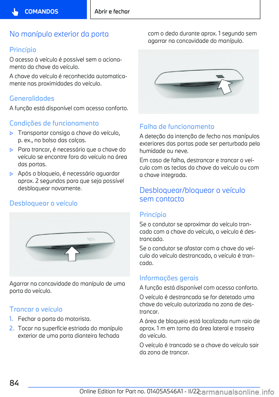 BMW I4 2022  Manual do condutor (in Portuguese) No man