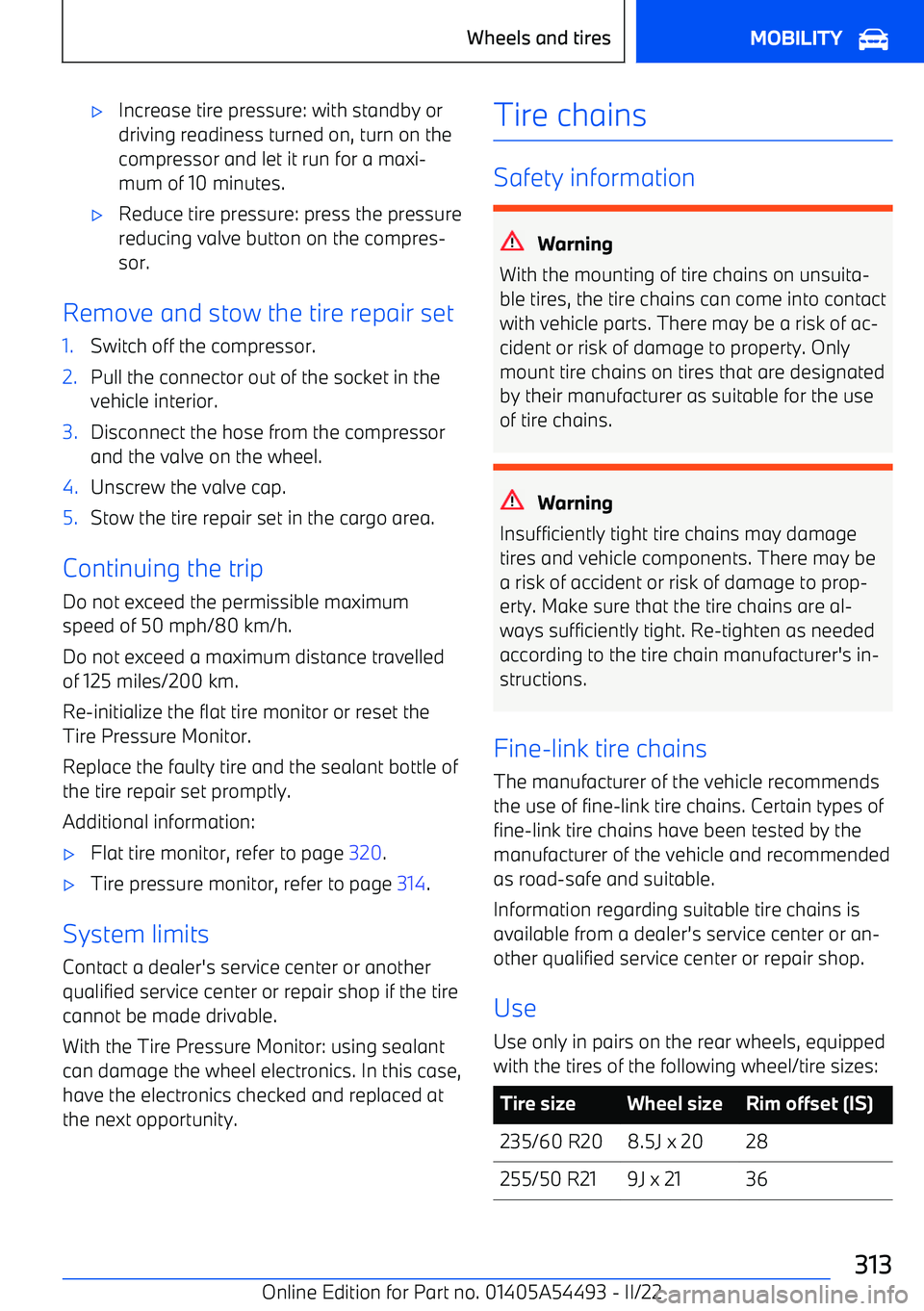 BMW IX 2022  Owners Manual 