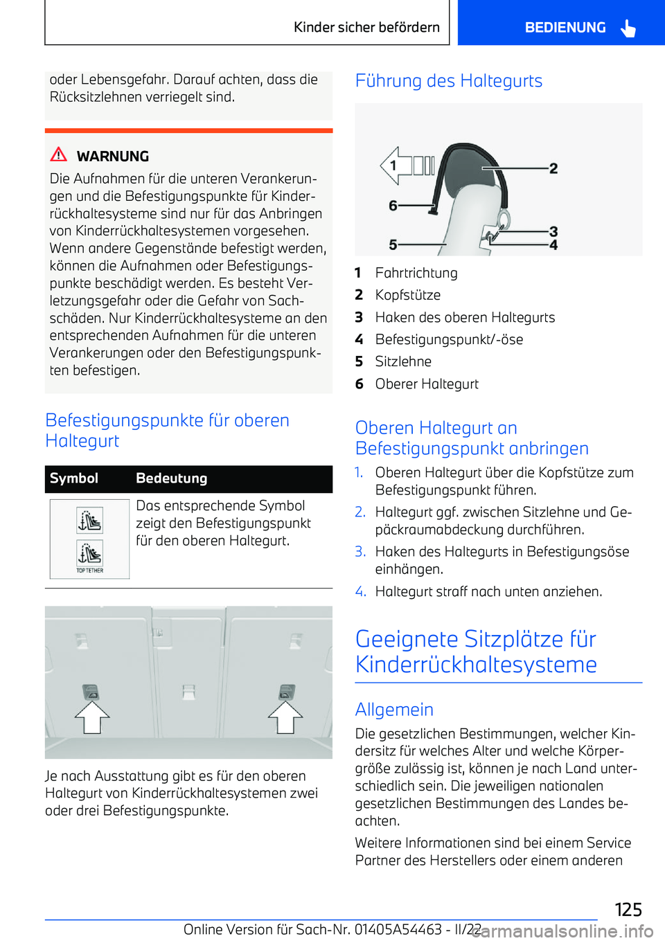 BMW IX 2022 Betriebsanleitungen (in German) oder Lebensgefahr. Darauf achten, dass die
R BMW IX 2022 Betriebsanleitungen (in German) oder Lebensgefahr. Darauf achten, dass die
R