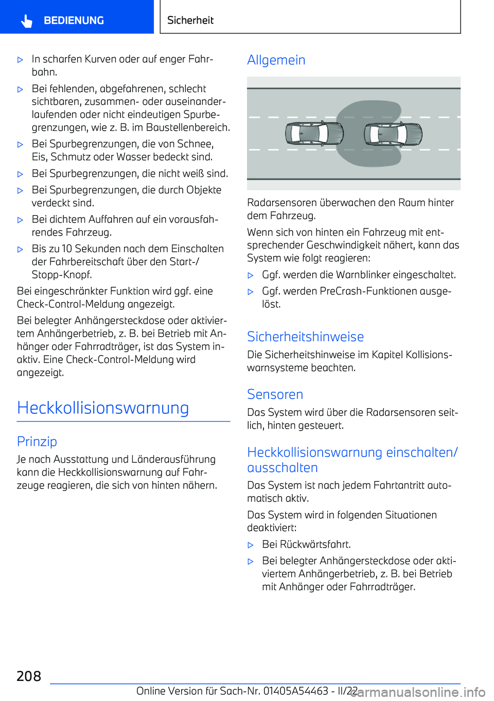 BMW IX 2022  Betriebsanleitungen (in German) 