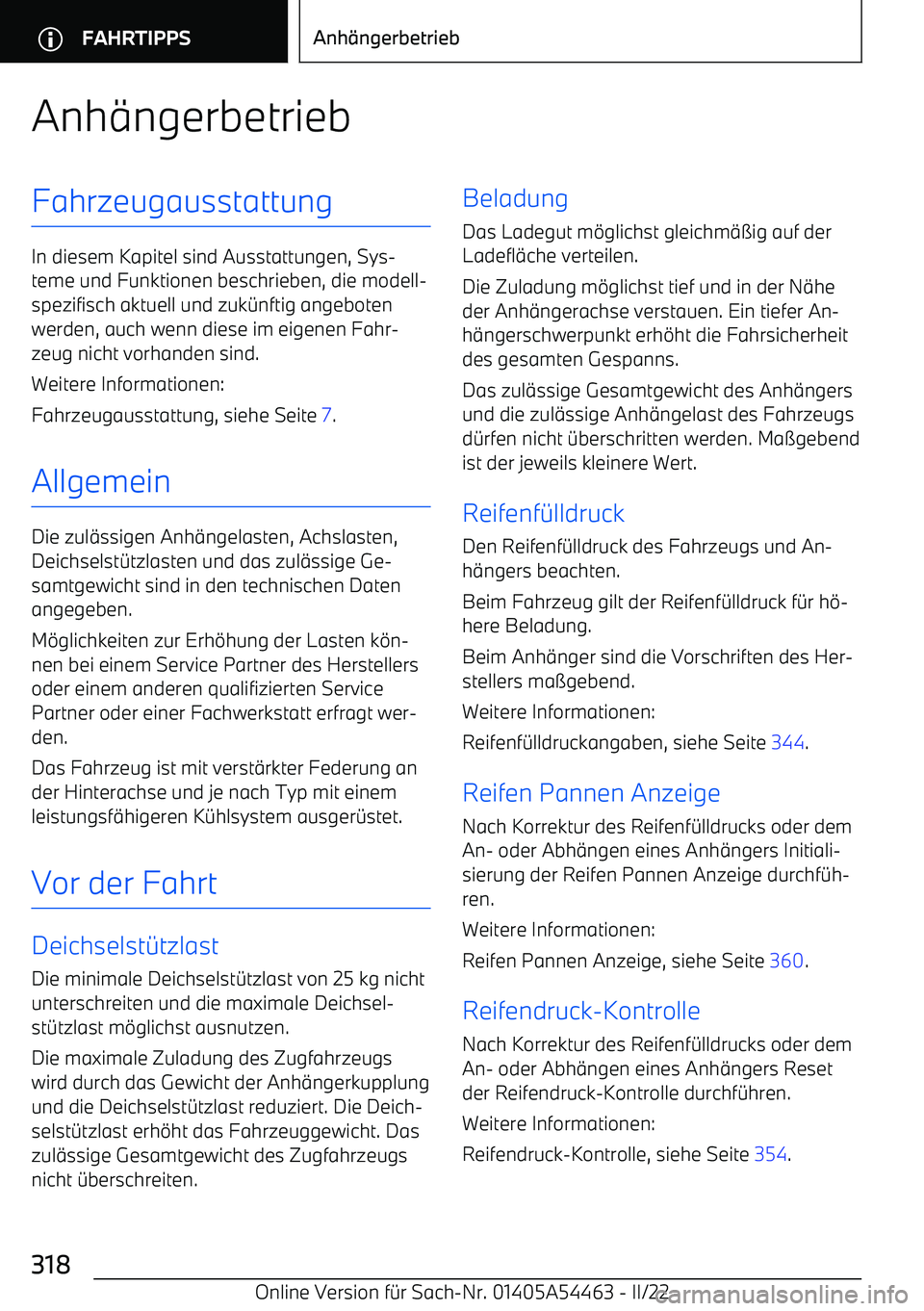 BMW IX 2022  Betriebsanleitungen (in German) Anh