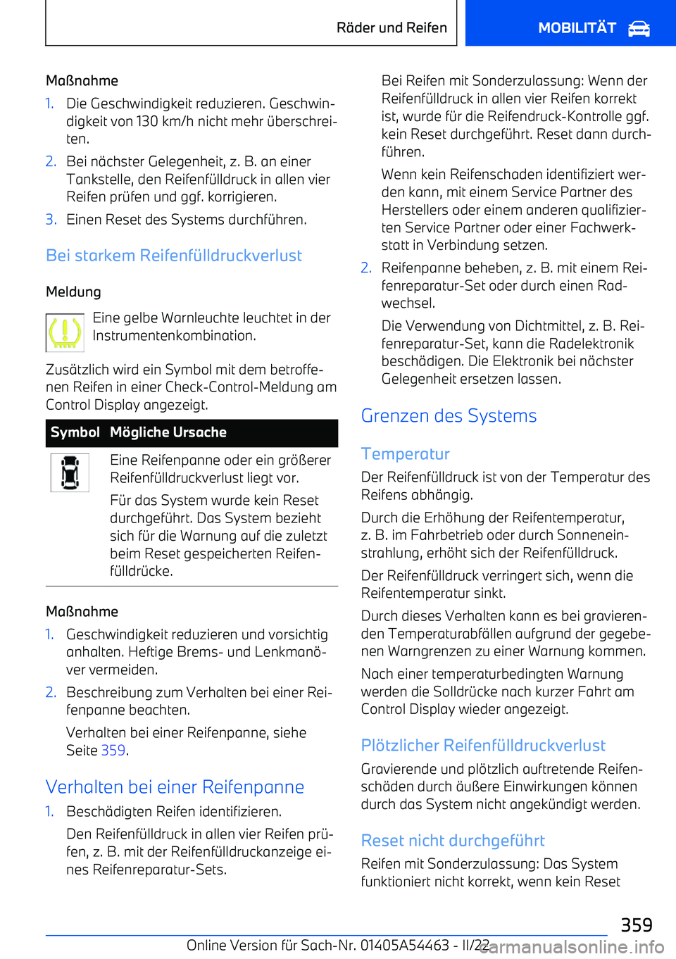 BMW IX 2022 Betriebsanleitungen (in German) Ma^nahme1.Die Geschwindigkeit reduzieren. Geschwin BMW IX 2022 Betriebsanleitungen (in German) Ma^nahme1.Die Geschwindigkeit reduzieren. Geschwin