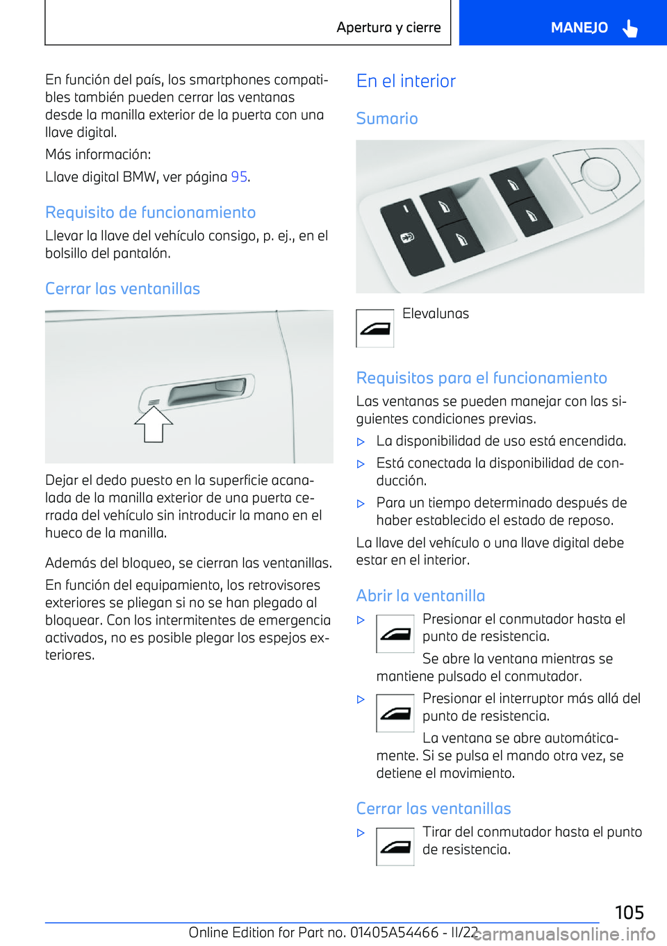BMW IX 2022 Manuales de Empleo (in Spanish) En funci BMW IX 2022 Manuales de Empleo (in Spanish) En funci