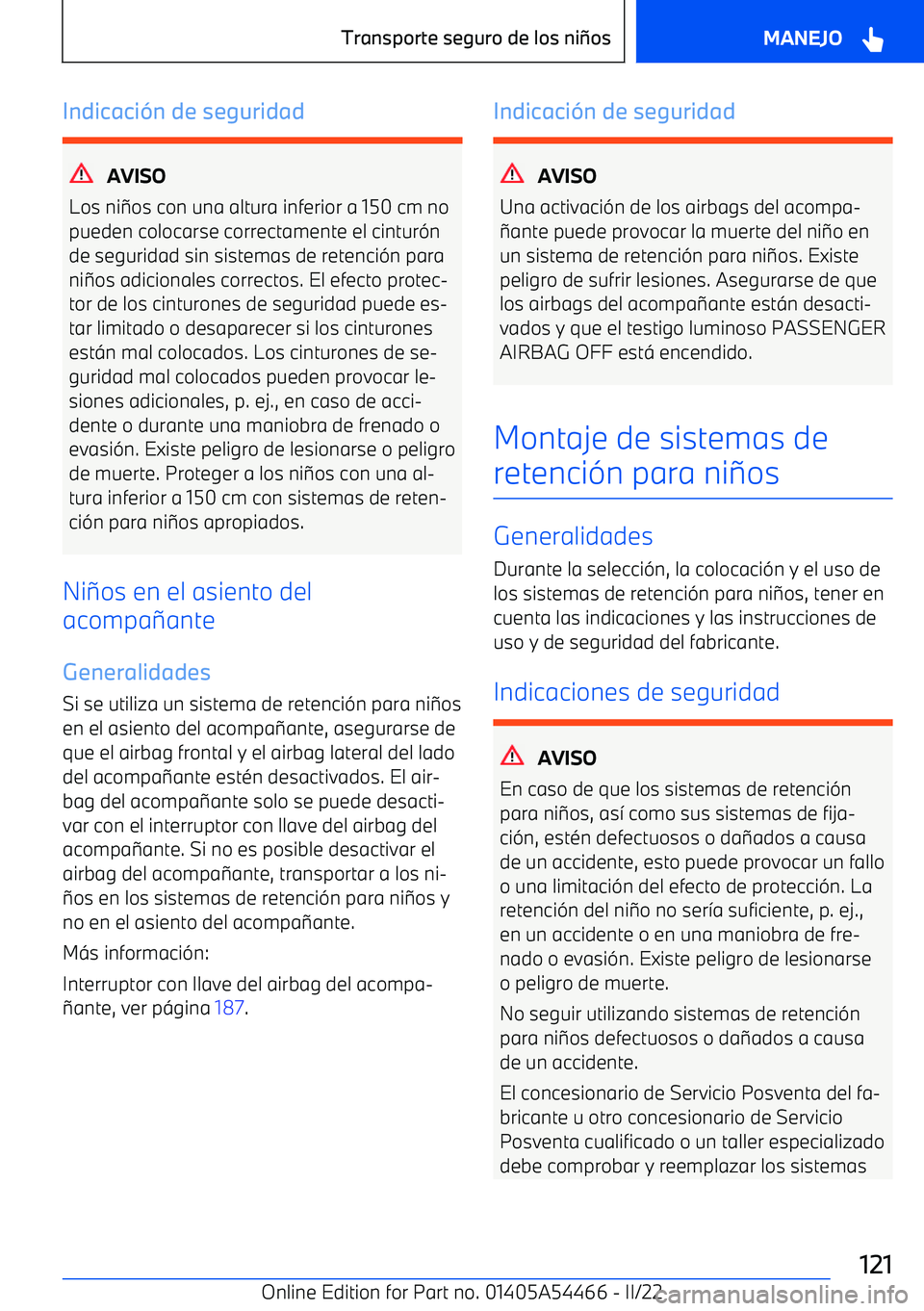 BMW IX 2022 Manuales de Empleo (in Spanish) Indicaci BMW IX 2022 Manuales de Empleo (in Spanish) Indicaci