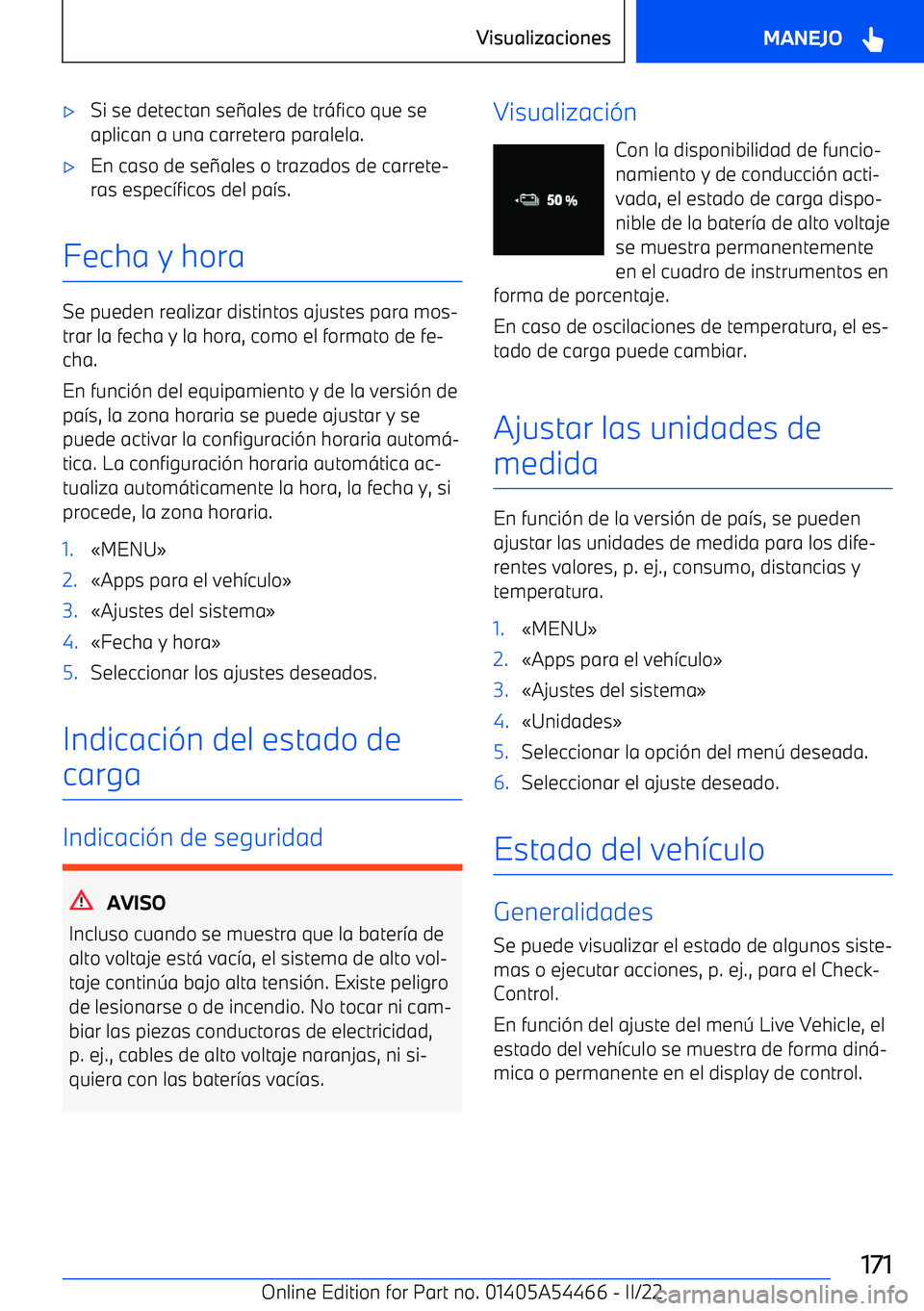 BMW IX 2022 Manuales de Empleo (in Spanish) BMW IX 2022 Manuales de Empleo (in Spanish)